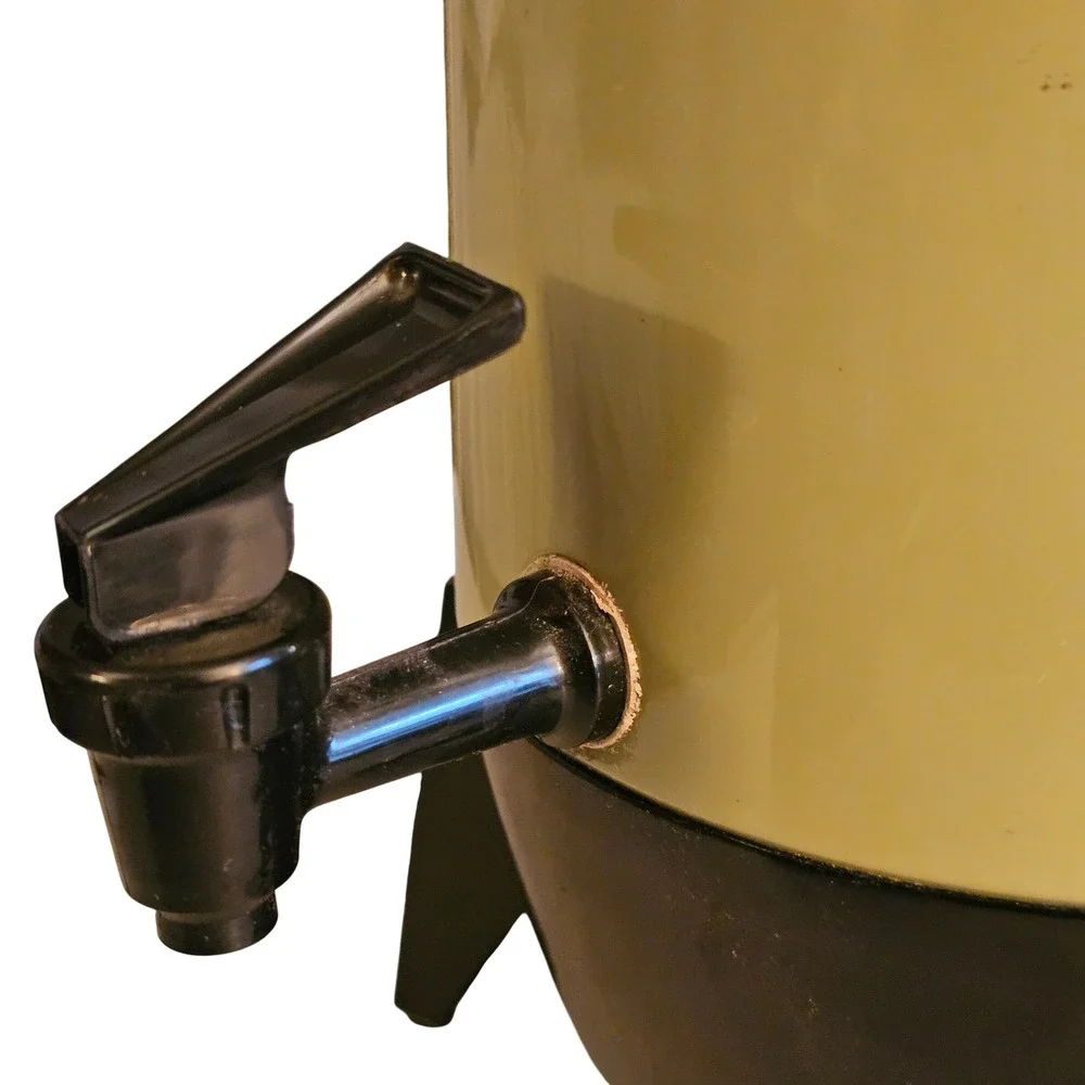60s Avacado Vintage Electric Percolator 22 Cup‎ Coffee Urn B-9293-56 MCM